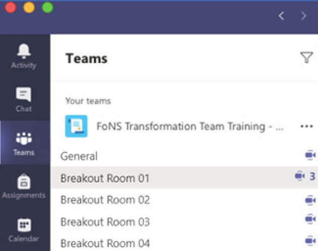 Teams breakout rooms